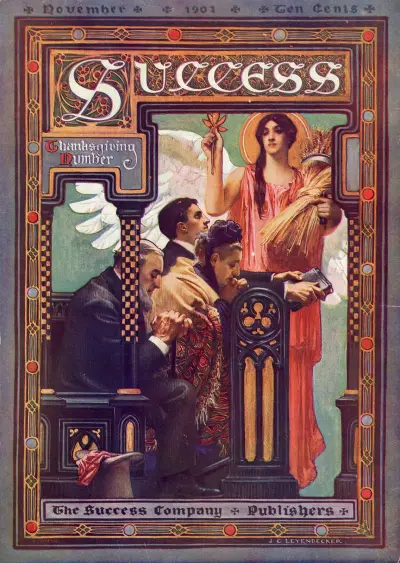 Success November 1901 Ten cents Thanksgiving Number, Joseph Christian Leyendecker