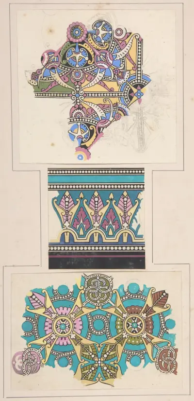 Design drawing, 1883 – nr 10 av Christopher Dresser