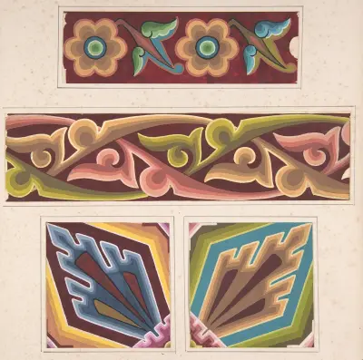 Design drawing, 1883 – nr 6 av Christopher Dresser