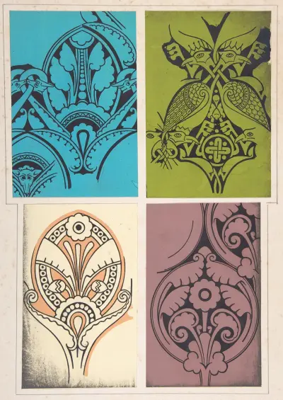 Design drawing, 1883 – nr 1 av Christopher Dresser