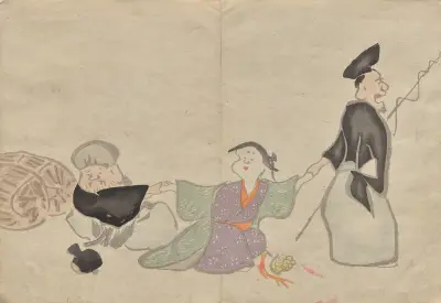 Kōrin Picture Book, tablica 12, Hōchū Nakamura