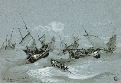 Boats Going Out, Entretat av Clarkson Stanfield