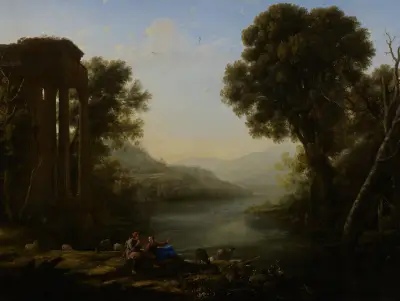 Pastoral Landscape, 1638 av Claude Lorrain