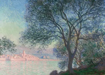 Antibes vue de la Salis av Claude Monet