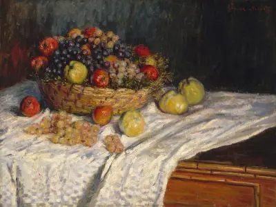 Apples and Grapes, 1879 av Claude Monet