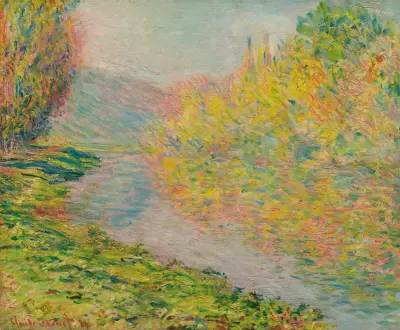Automne À Jeufosse av Claude Monet