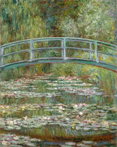 Bridge over a Pond of Water Lilies av Claude Monet