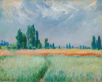 Champ De Blé av Claude Monet