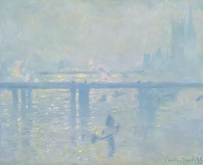Charing Cross Bridge, 1899 av Claude Monet