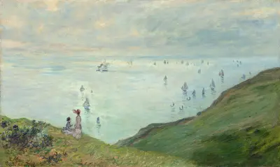 Klipporna vid Pourville, Claude Monet