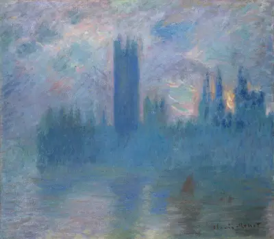 Houses of Parliament, London av Claude Monet