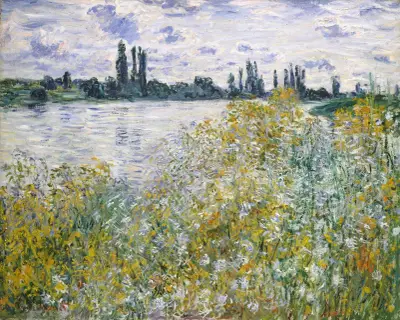 Île aux Fleurs near Vétheuil, Claude Monet