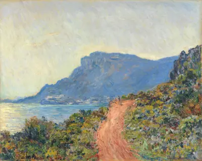 La Corniche near Monaco av Claude Monet
