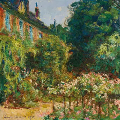 La maison de l’artiste à Giverny av Claude Monet