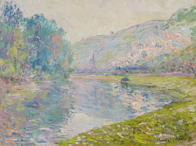 Der Zug bei Jeufosse von Claude Monet