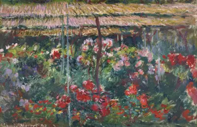 Peony Garden av Claude Monet