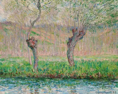 Frühling, Weiden von Claude Monet