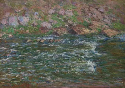 Rapids on the Petite Creuse at Fresselines av Claude Monet