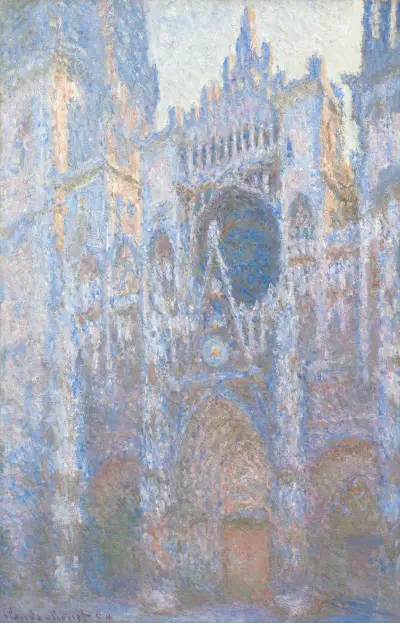 Rouen Cathedral, West Façade av Claude Monet
