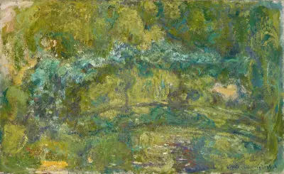 The Footbridge over the Water-Lily Pond av Claude Monet