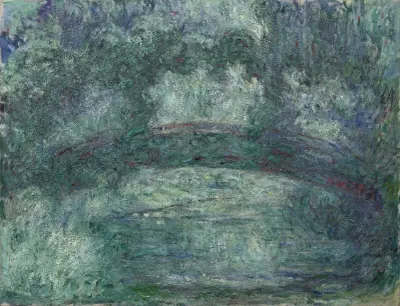 The Japanese bridge av Claude Monet