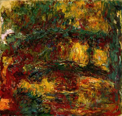 The Japanese Footbridge, Giverny av Claude Monet