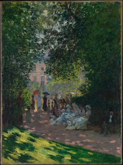 The Parc Monceau av Claude Monet