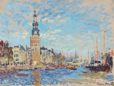 Vue de la tour Montalban, Amsterdam av Claude Monet