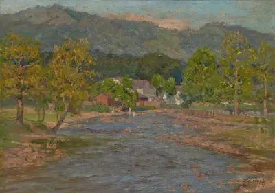 Landscape, Theodore Clement Steele