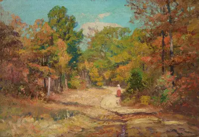 On the Road to Belmont, Theodore Clement Steele