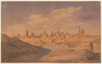 Egypt – Perspective of The Tombs of the Caliphs at Cairo von Harald Conrad Stilling
