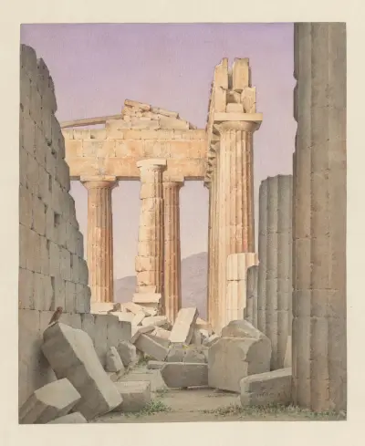 Greece, Athens – Parthenon, inner peristasis von Harald Conrad Stilling