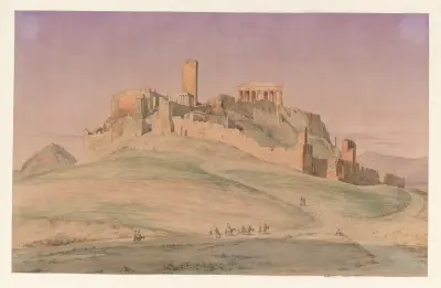 Greece, Athens – The Acropolis seen from the southwest von Harald Conrad Stilling