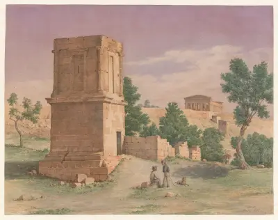 Italy, Agrigento – Temple of Vulcan, 1852 – Nr. 1 von Harald Conrad Stilling
