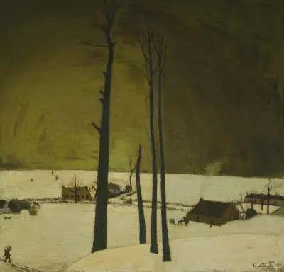 Zimní krajina, Constant Permeke
