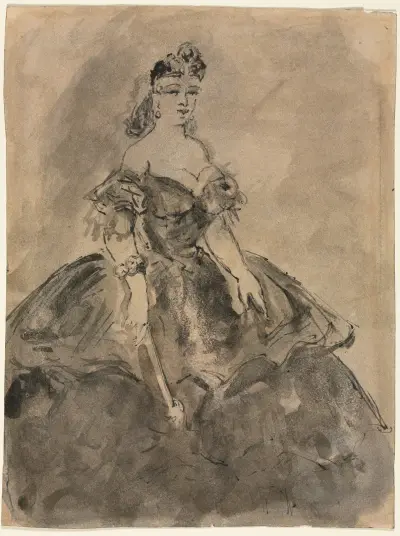 At the Ball von Constantin Guys