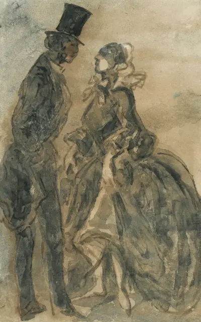 Couple von Constantin Guys