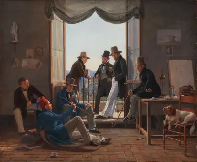 Skupina dánských umělců v Římě, Constantin Hansen