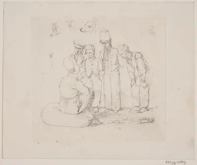 Ruský námořník na celnici, Constantin Hansen