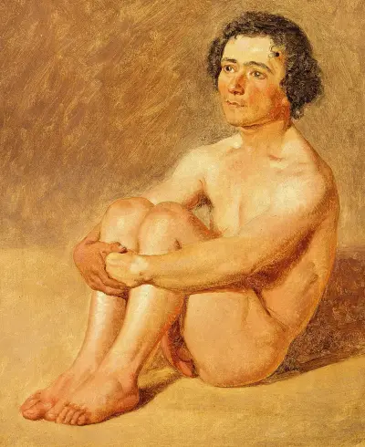 Sedící lazzaron, Constantin Hansen