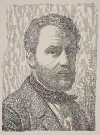 Portrét Wilhelma Marstranda, 1851 – Nr. 2, Constantin Hansen