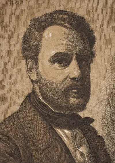 Portrét Wilhelma Marstranda, 1851 – Nr. 1, Constantin Hansen