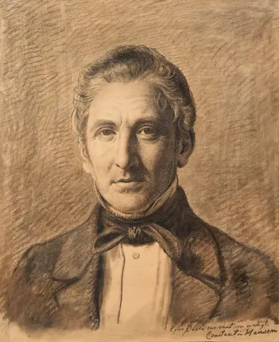 Portrét Alfreda Hageho, Constantin Hansen