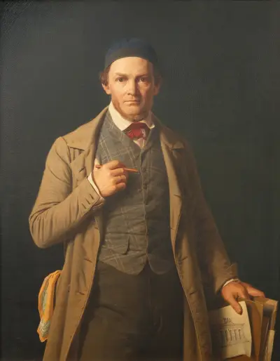 Portrét Gottlieba Bindesbølla, Constantin Hansen