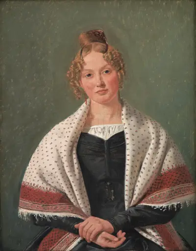 Podobizna Hanne Wanscherové, rozené Wegenerové, Constantin Hansen