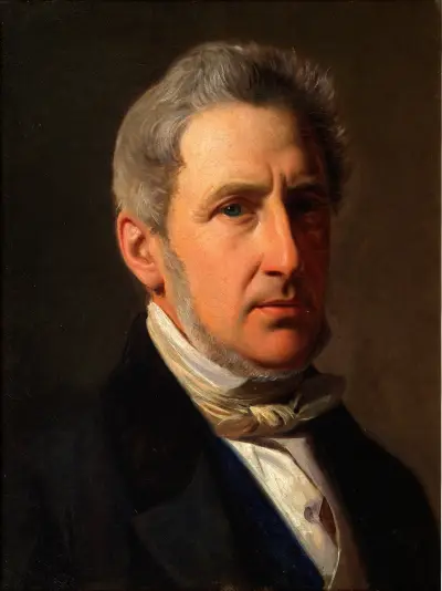 Portrét statkáře Alfreda Hage (1803–1872), Constantin Hansen