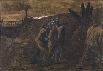 The Return of the Miners av Constantin Meunier