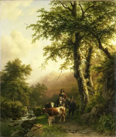 Italian Landscape av Barend Cornelis Koekkoek