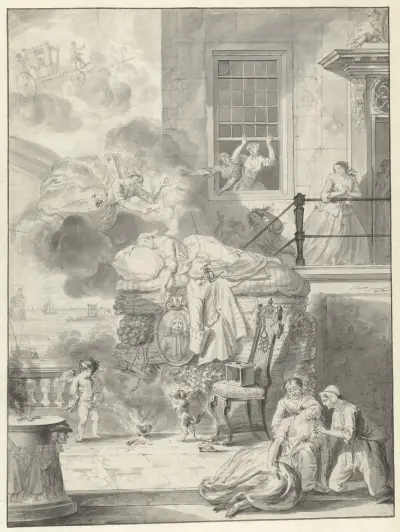 Dido’s dood, Cornelis Troost