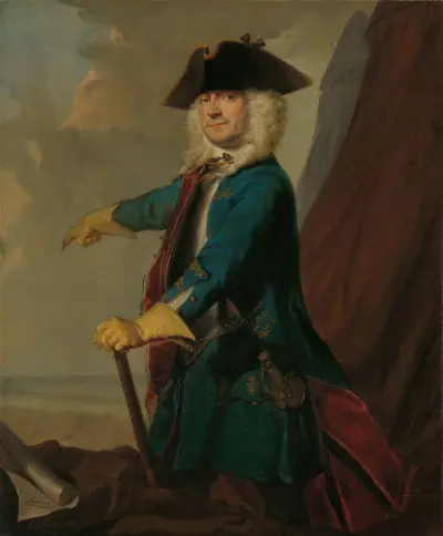 Gerrit Sichterman (1688-1730). Quartermaster-General of the Cavalry, Colonel of the Oranje-Groningen Infantry Regiment, Commandant of Grave, Cornelis Troost